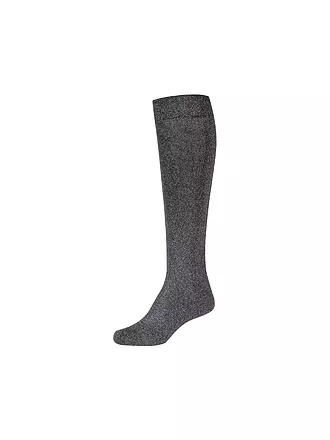 CAMANO | Kniestrümpfe black silver | 